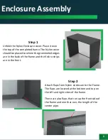 Preview for 11 page of SHOP INDOOR GOLF DIY Golf Simulator Enclosure Assembly Instructions & User Manual