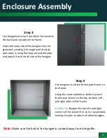 Preview for 12 page of SHOP INDOOR GOLF DIY Golf Simulator Enclosure Assembly Instructions & User Manual