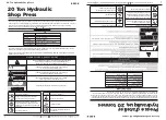 Preview for 2 page of Shop Iron 85138 User Manual