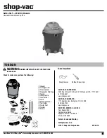 Shop-Vac 16LT Series Manual предпросмотр