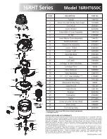 Shop-Vac 16RHT650C Specification предпросмотр