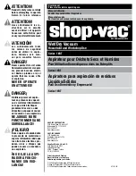 Preview for 1 page of Shop-Vac 16RT Series User Manual