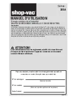 Preview for 9 page of Shop-Vac 305A series User Manual