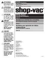 Shop-Vac 333 Series User Manual предпросмотр