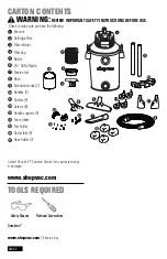 Предварительный просмотр 3 страницы Shop-Vac 5761311 User Manual