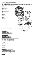 Предварительный просмотр 3 страницы Shop-Vac 5872511 User Manual