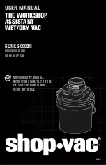 Предварительный просмотр 1 страницы Shop-Vac 6004511 User Manual