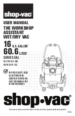 Предварительный просмотр 1 страницы Shop-Vac 87556-50 User Manual