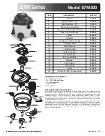 Preview for 1 page of Shop-Vac 87M300 Specification