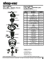 Preview for 1 page of Shop-Vac 90M300 Specification