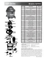 Предварительный просмотр 2 страницы Shop-Vac 92P350 Specification