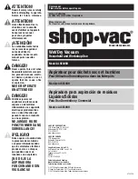 Предварительный просмотр 1 страницы Shop-Vac AL5E30RH User Manual