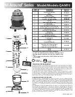 Предварительный просмотр 1 страницы Shop-Vac All Around QAM70 Specification