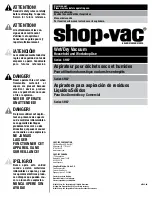 Shop-Vac CH87 Series User Manual предпросмотр