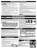 Preview for 2 page of Shop-Vac CH87 Series User Manual