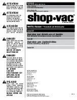 Shop-Vac E87 Series User Manual предпросмотр