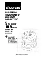 Предварительный просмотр 1 страницы Shop-Vac H87 SERIES User Manual