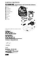 Предварительный просмотр 3 страницы Shop-Vac H87 SERIES User Manual