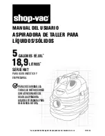 Предварительный просмотр 24 страницы Shop-Vac H87 SERIES User Manual