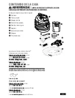 Предварительный просмотр 26 страницы Shop-Vac H87 SERIES User Manual