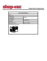 Предварительный просмотр 8 страницы Shop-Vac H96V SERIES User Manual