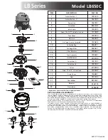 Shop-Vac LB650C Specification предпросмотр