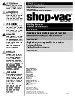 Предварительный просмотр 1 страницы Shop-Vac MAC SERIES User Manual