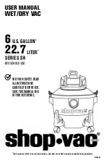 Preview for 1 page of Shop-Vac SH14-C350 User Manual