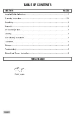 Preview for 2 page of Shop-Vac Shop-Air 309D Series User Manual