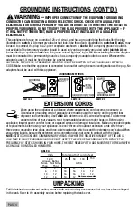 Предварительный просмотр 4 страницы Shop-Vac SSP16 SERIES User Manual