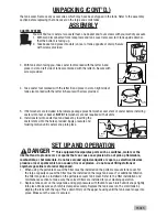 Предварительный просмотр 5 страницы Shop-Vac VN92 SERIES User Manual