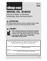 Preview for 13 page of Shop-Vac VN92 SERIES User Manual