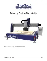 ShopBot D2418 Quick Start Manual preview