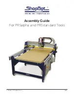 ShopBot PRSalpha Assembly Manual preview