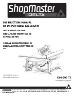 ShopMaster DELTA S36-290 T2 Instruction Manual preview