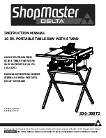 ShopMaster Delta S36-300T2 Instruction Manual preview