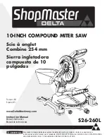 Предварительный просмотр 47 страницы ShopMaster S26-260L Instruction Manual