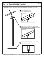 Preview for 2 page of shopPOPdisplays Acrylic Deluxe Podium Lectern Assembly Instructions