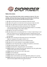 Preview for 6 page of Shoprider 6Runner 10 User Manual