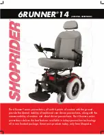 Shoprider 6Runner 14 Specifications preview