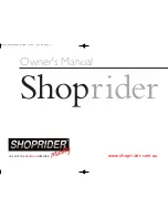 Shoprider 778 Series Owner'S Manual preview