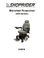 Shoprider 858WM User Manual preview