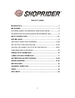 Preview for 2 page of Shoprider 888WNLD User Manual