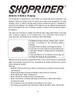 Preview for 17 page of Shoprider 888WNLLHD User Manual