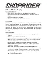 Preview for 18 page of Shoprider 888WNLLHD User Manual