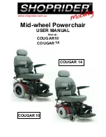 Shoprider COUGAR 10 User Manual preview