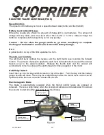 Preview for 10 page of Shoprider Dasher 3 User Manual