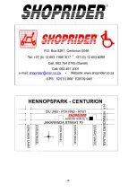 Preview for 19 page of Shoprider GK4 User Manual