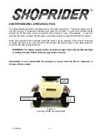 Preview for 9 page of Shoprider GolfRider GR889 User Manual