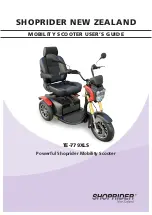 Shoprider TE-779XLS User Manual предпросмотр